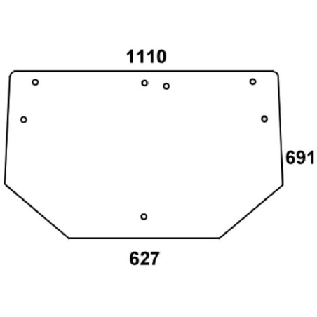 Vitre arrière UNIVERSEL ER047360N