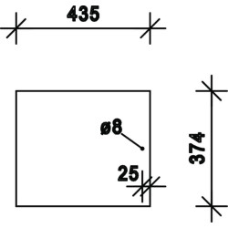 Vitre arrière UNIVERSEL F281507220011