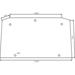 Lunette arrière UNIVERSEL D7531