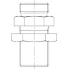 Raccord cloison VOSS GSS35L