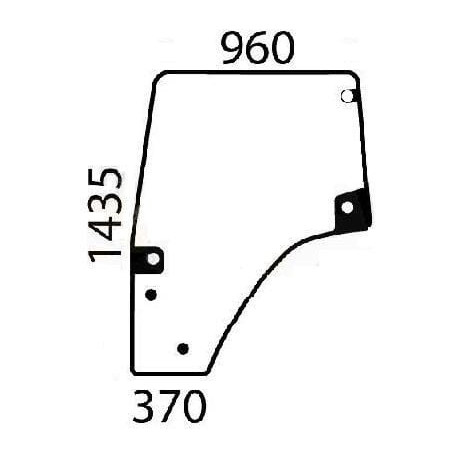 Vitre de porte UNIVERSEL 001687430N