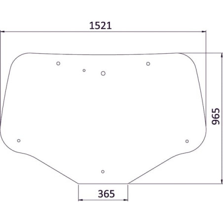 Vitre arrière UNIVERSEL 84600181N