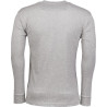 Tee-shirt ML boutons gris chiné M UNIVERSEL KW207811066048