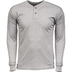 Tee-shirt ML boutons gris chiné XL UNIVERSEL KW207811066054