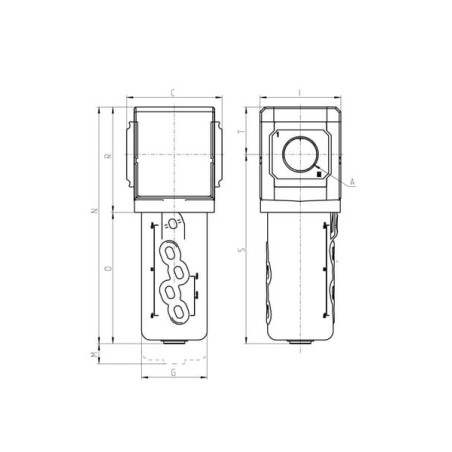 Filtre CAMOZZI MX212FCA