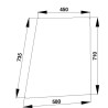Vitre de porte UNIVERSEL D4003