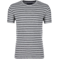 Tee-shirt gris-noir chiné M UNIVERSEL KW207820068048