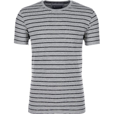 Tee-shirt gris-noir chiné M UNIVERSEL KW207820068048