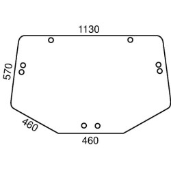 Vitre arrière UNIVERSEL L202528KR