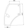 Vitre de porte gauche UNIVERSEL 00121433020N