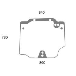 Lunette arrière UNIVERSEL 44911795N