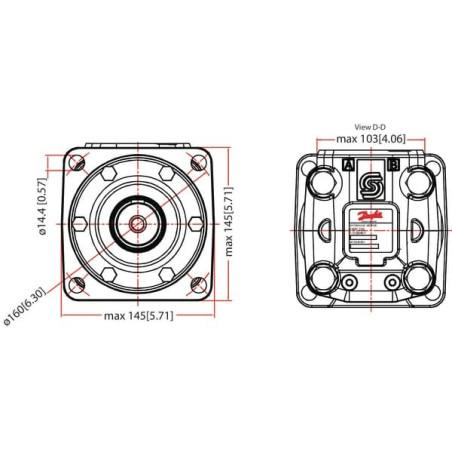 Moteur DANFOSS OMT250151B3002