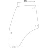 Vitre de porte gauche UNIVERSEL 04418951KR