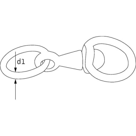 Emerillon zingué KERBL WE80V