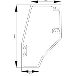 Vitre de porte SDF 04402777