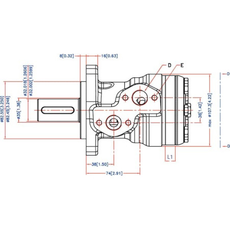 Moteur DANFOSS OMR2501516006