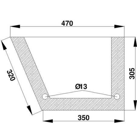 Vitre de porte UNIVERSEL D7306