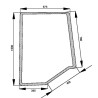 Vitre de porte UNIVERSEL D3406030