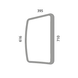 Vitre latérale UNIVERSEL 00148850010N