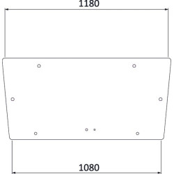 Vitre arrière UNIVERSEL D6908A