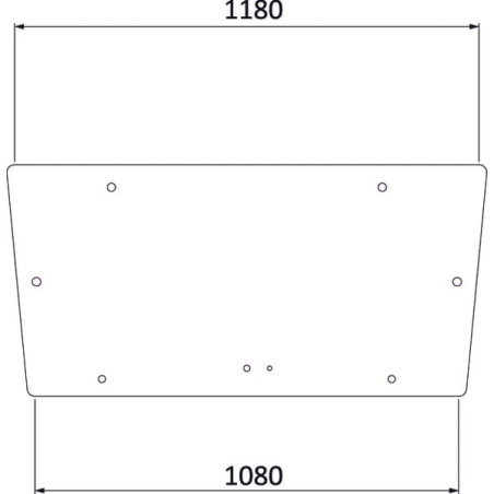Vitre arrière UNIVERSEL D6908A