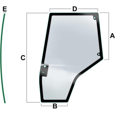 Vitre de porte VAPORMATIC VPM7451