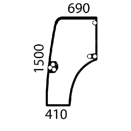 Vitre de porte UNIVERSEL 87301768N