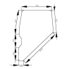 Vitre de porte UNIVERSEL D9105