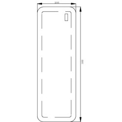 Lunette arrière UNIVERSEL D7291