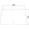Vitre arrière UNIVERSEL 3203101N