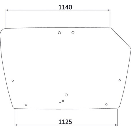 Vitre arrière UNIVERSEL 4429137N