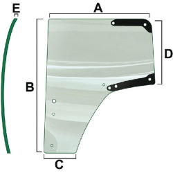 Vitre de porte VAPORMATIC VPM7468