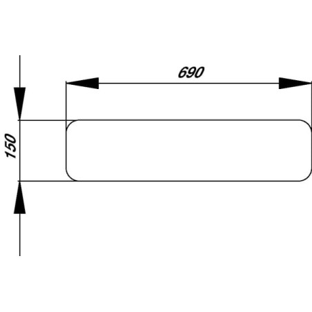 Lunette arrière UNIVERSEL R198147N
