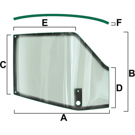 Vitre de porte VAPORMATIC VPM7357