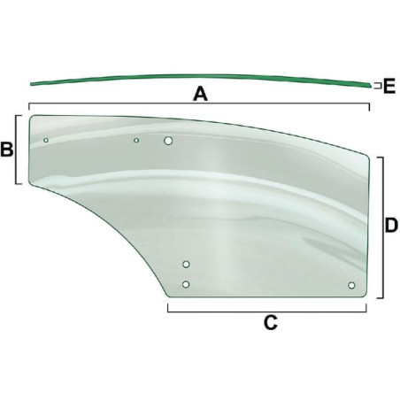 Vitre de porte VAPORMATIC VPM7426
