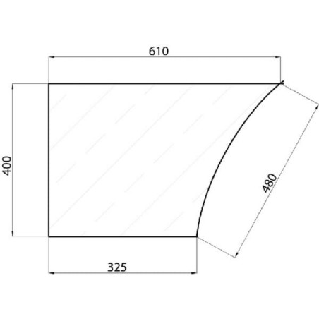 Vitre de porte UNIVERSEL D6907
