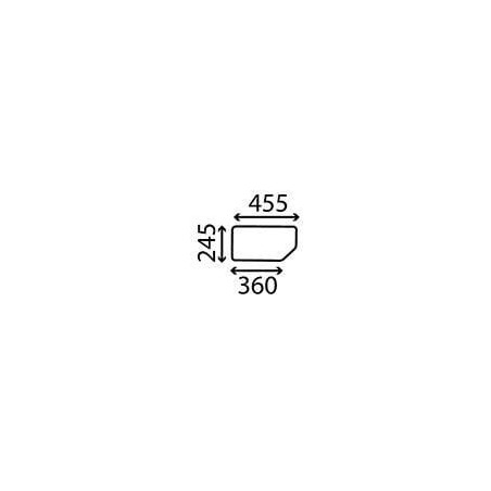 Vitre arrière UNIVERSEL D6874