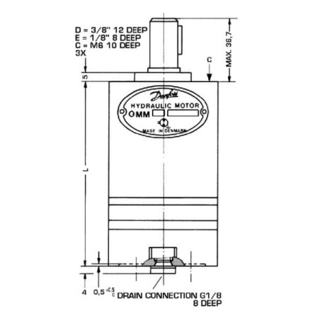 Moteur DANFOSS OMM20151G0002