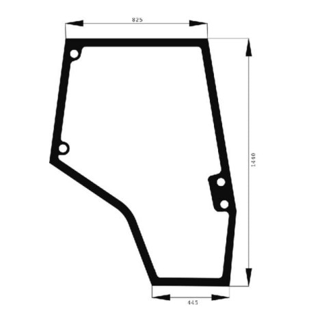 Vitre de porte UNIVERSEL 4272771M1N