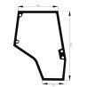Vitre de porte UNIVERSEL 4272771M1N
