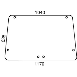 Lunette arrière UNIVERSEL D6772
