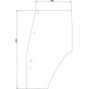 Vitre de porte UNIVERSEL D6719