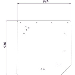 Vitre arrière UNIVERSEL 0011111470N