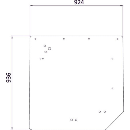 Vitre arrière UNIVERSEL 0011111470N