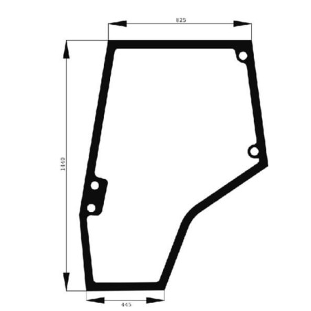 Vitre de porte gauche UNIVERSEL 4272770M1N