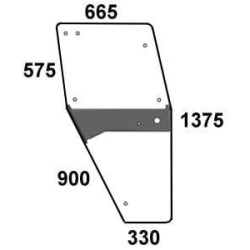 Vitre de porte complète UNIVERSEL 04347341N
