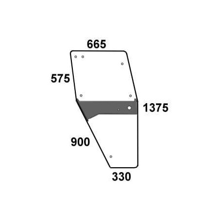 Vitre de porte complète UNIVERSEL 04347341N