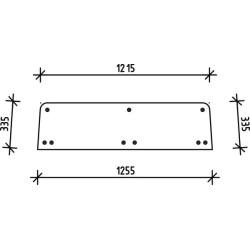 Lunette arrière UNIVERSEL D8509