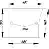 Vitre de porte UNIVERSEL D8055