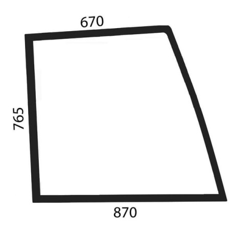 Vitre de porte UNIVERSEL D6705